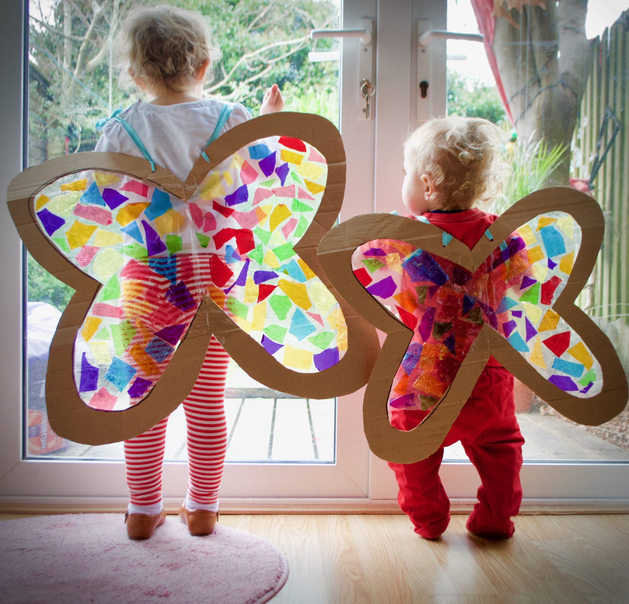 butterfly wing patterns crafts